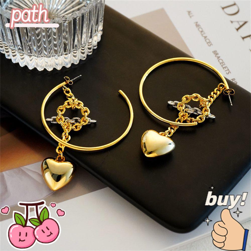 Bông Tai Hình Chữ C Thiết Kế Có Thể Tháo Rời Thời Trang Dự Tiệc
