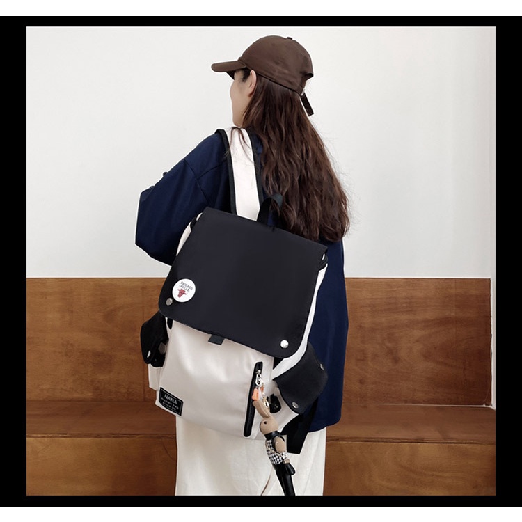 Solo Balo Nữ cặp đi học balo du lịch balo nữ da L95S0J1