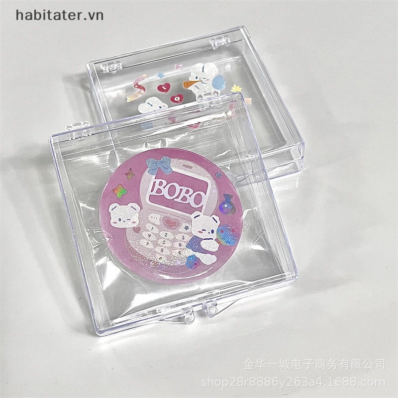 Hộp Đựng Kẹo / Trang Sức Bằng Acrylic Trong Suốt Có Nắp Đậy Tiện Dụng