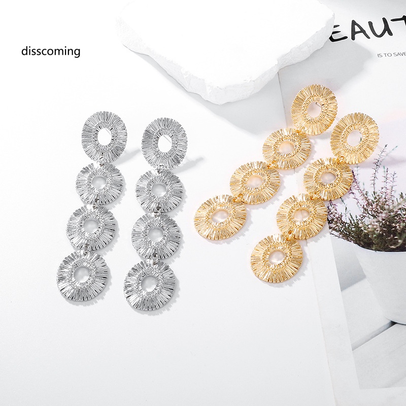 Áo Thun In Hình SL SL SL Thời Trang Năng Động| Khuyên Tai Hình Tròn Rỗng Nhiều Lớp Phong Cách Âu Mỹ Thời Trang Cá Tính