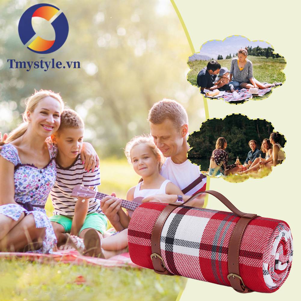 Thảm Trải Bãi Biển Chống Bụi Có Thể Gấp Gọn Tiện Dụng