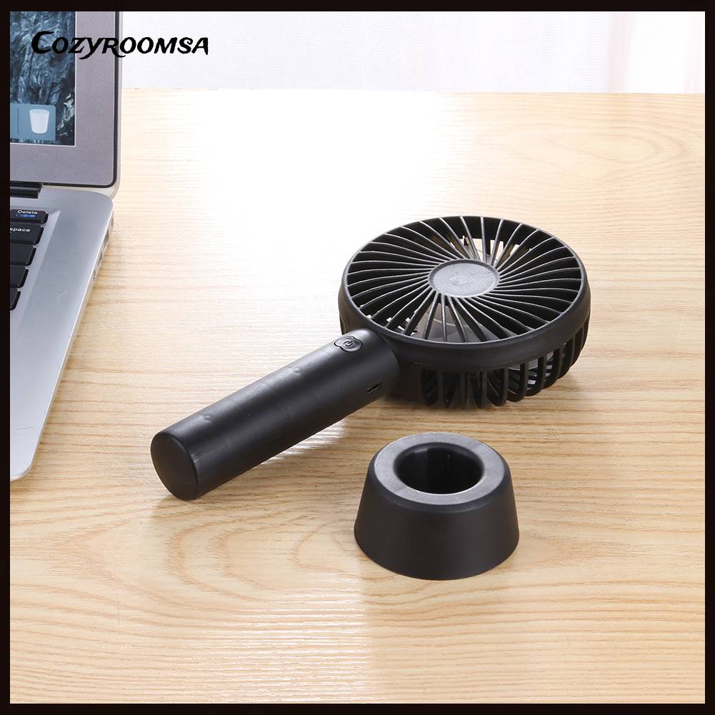 Quạt Mini Cầm Tay Có Thể Điều Chỉnh Tốc Độ Gió Cho Hoạt Động Cắm Trại
