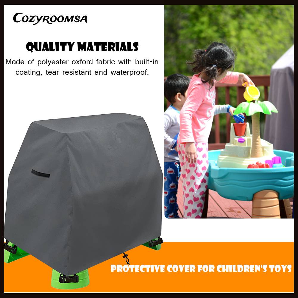 Vỏ Bọc Bàn Nước 420D Bằng Vải Oxford Chống Gió Có Dây Rút Tiện Dụng Cho Bé