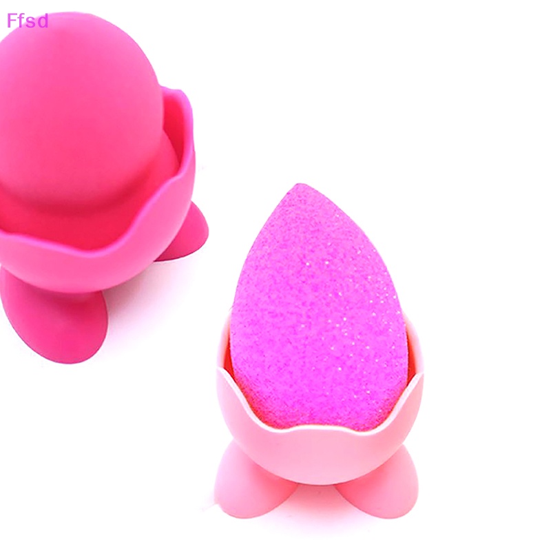 {Ffsd} Giá Đỡ Mút Trang Điểm Trưng Bày Mút Trang Điểm Bằng Silicon Mới Hình Trứng Chống Bụi Làm Đẹp * Bán Chạy