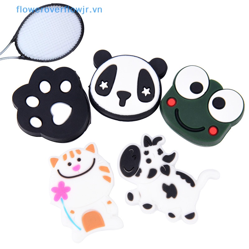 1 Phụ Kiện Giảm Chấn Cho Vợt Tennis In Hoạt Hình Dễ Thương