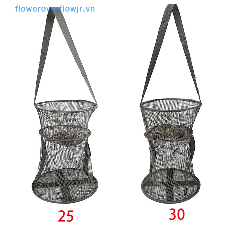 Lồng Lưới Bắt Tôm Cá Hình Tròn Có Thể Gấp Gọn Tiện Dụng