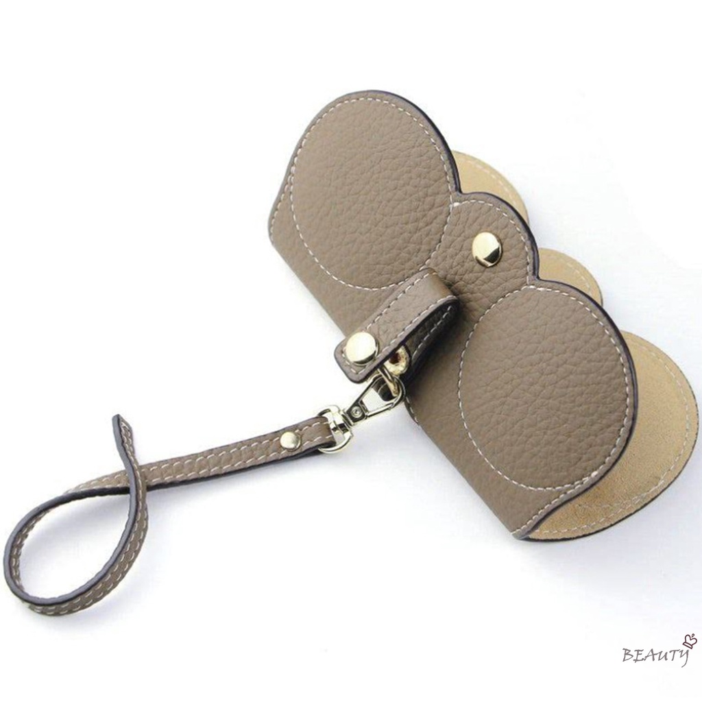 Túi Đựng Mắt Kính Hình Vỏ Sò Mềm Có Dây Treo Giá Đỡ