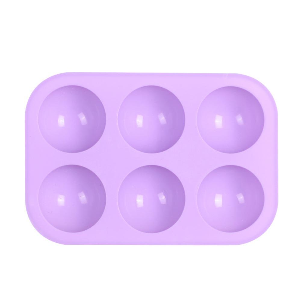 JANE Khuôn Làm Bánh 6 Ngăn Hình Cầu Bằng Silicone