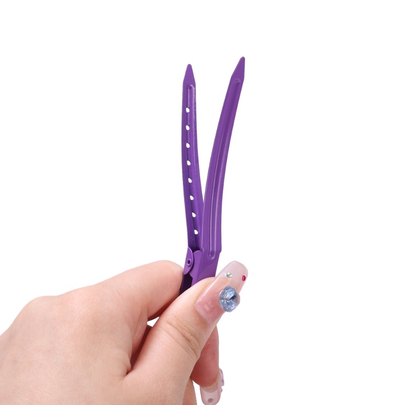 Kẹp Tóc Cá Sấu Cỡ Lớn Nhiều Màu Sắc Dùng Tạo Kiểu Tóc Chuyên Nghiệp Cho Salon