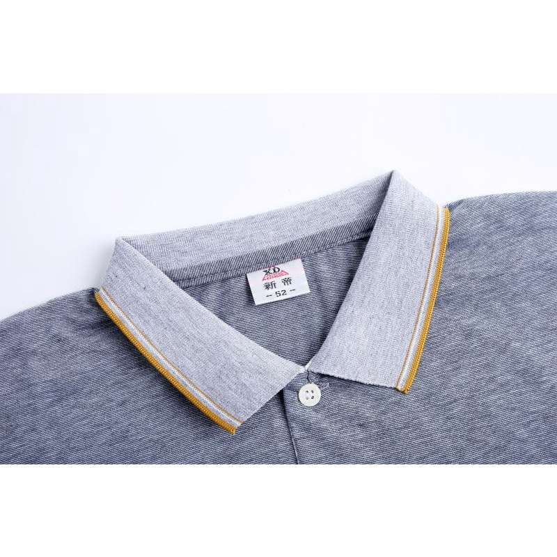 Áo Thun Polo Ngắn Tay Form Rộng Phong Cách Năng Động Dành Cho Nam Trung Niên Mi