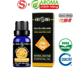 Tinh dầu Cam ngọt AROMA, tinh dầu thơm phòng, Sweet Orange