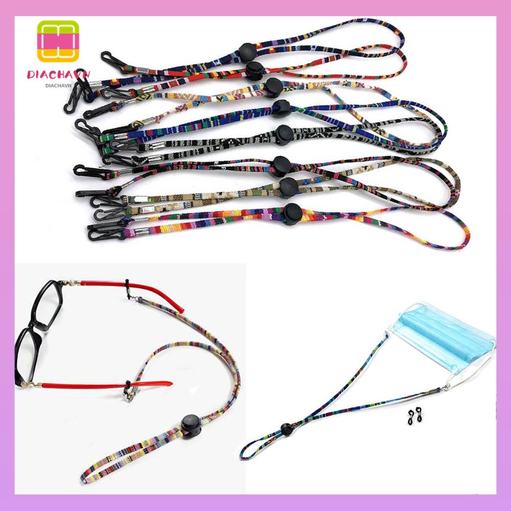 DIACHAVN Dây Đeo Mắt Kính Có Thể Điều Chỉnh Không Để Lại Dấu Vết
