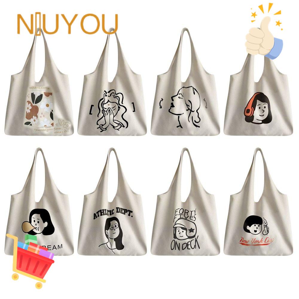 NIUYOU Túi Tote Đeo Vai Thời Trang Cho Nữ