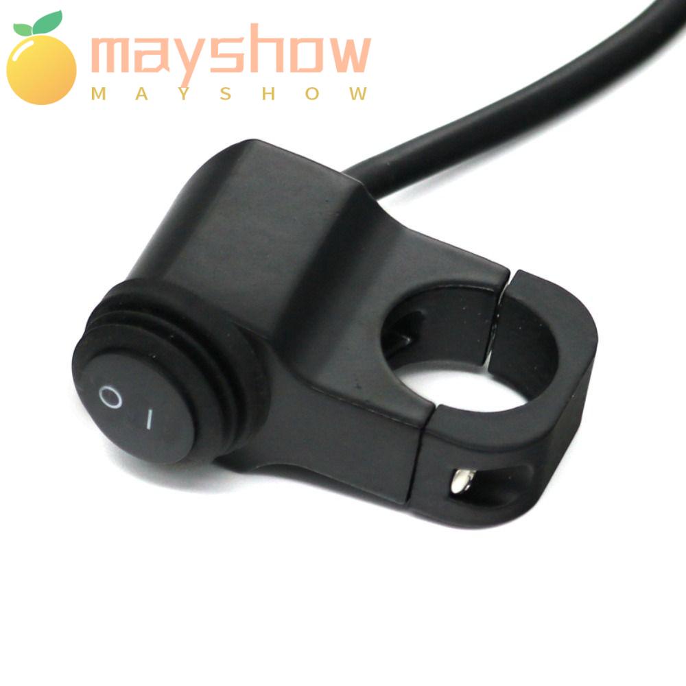 MAYSHOW Công Tắc Đèn Chỉ Báo Bật / Tắt Gắn Tay Lái Xe Máy