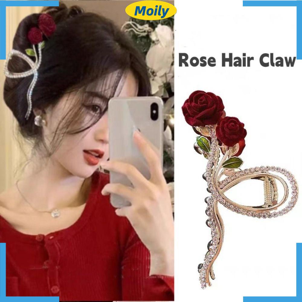 MOILYVN Kẹp Tóc Cá Mập Cỡ Lớn Thiết Kế Thanh Lịch