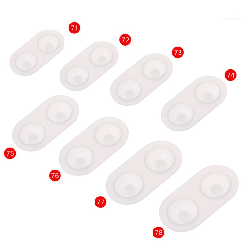 Khuôn Silicon 8 Kích Cỡ Dùng Làm Mắt Búp Bê DIY