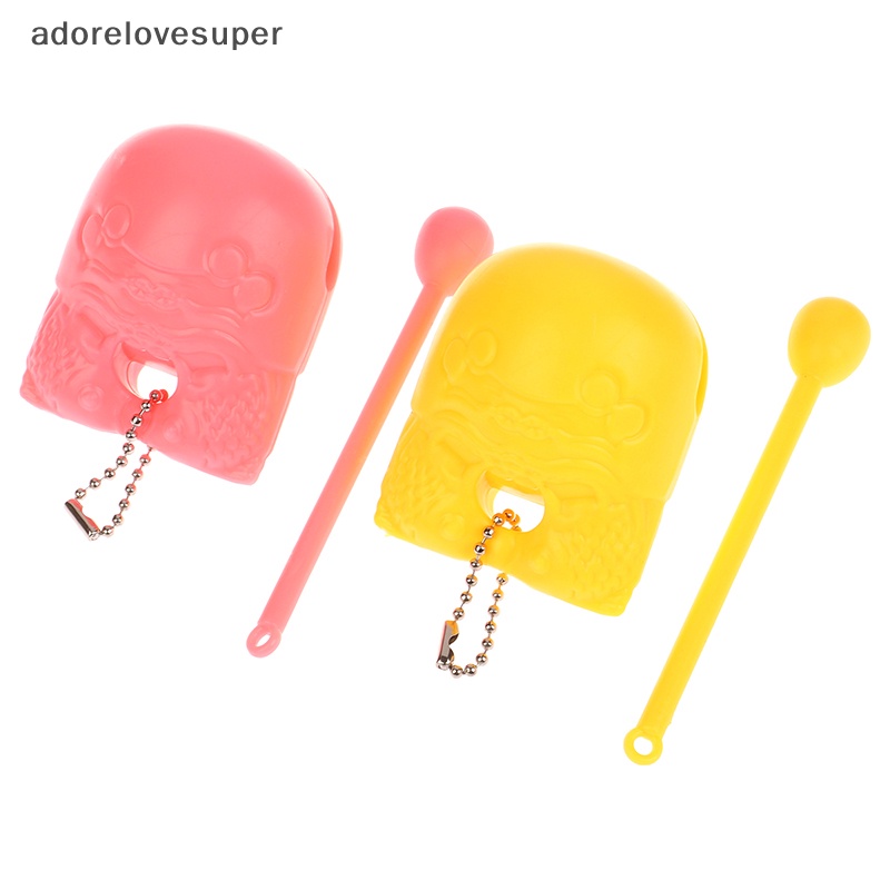 Set 2 Tượng Ếch Đánh Gõ Phát Quang Giảm Căng Thẳng Màu Sắc Ngẫu Nhiên Dành Cho Trẻ Em AD1VN