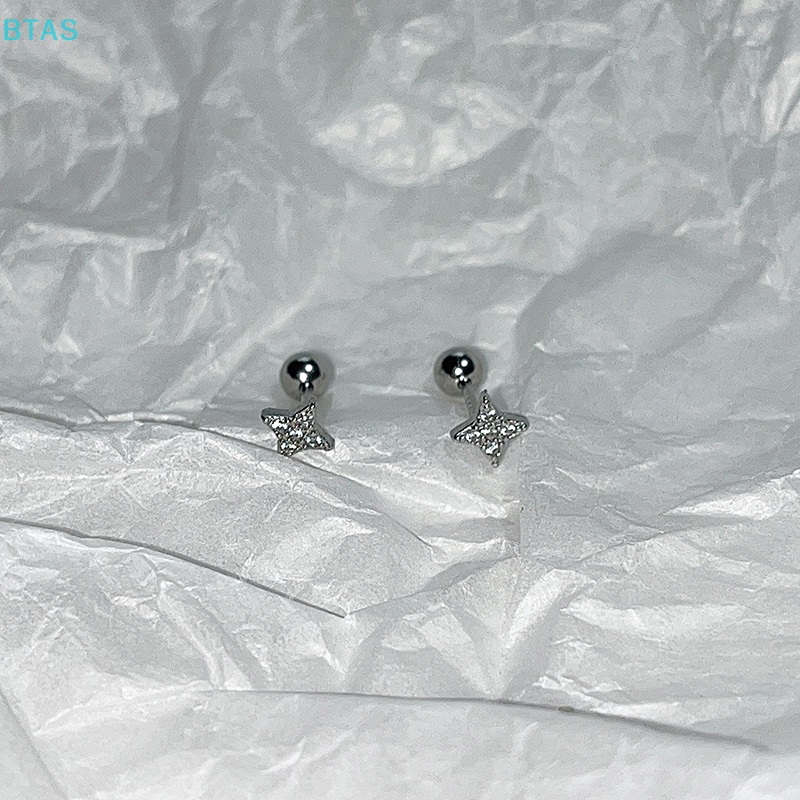 1 Cặp Bông Tai Ngôi Sao Dạng Xoắn Ốc Thời Trang Dự Tiệc Cho Nữ