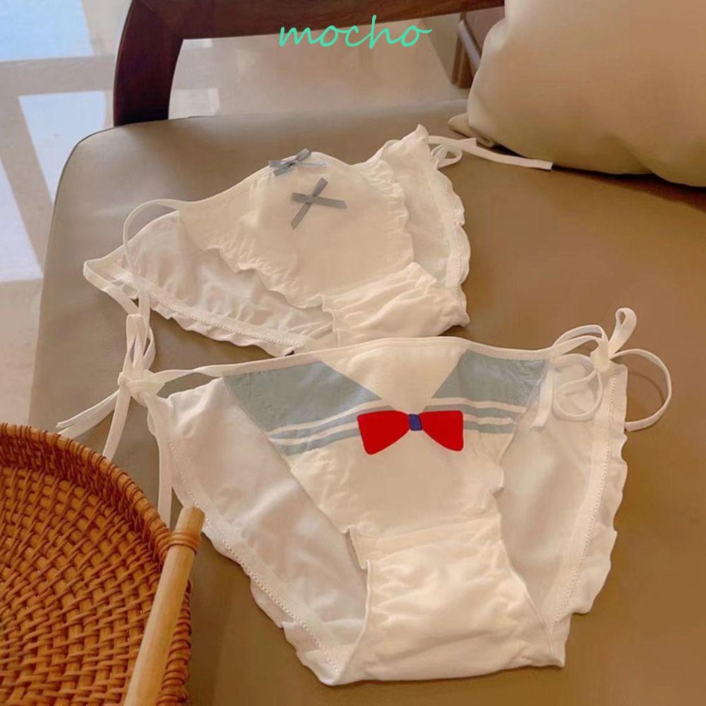 MOCHO Quần Lót Thoáng Khí Họa Tiết Trái Tim Dễ Thương Cho Nữ