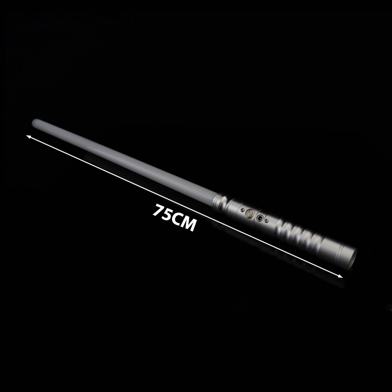 Alittlesetrtop lightsaber kim loại xử lý dueling màu âm thanh ánh sáng laser đồ chơi cosplay trẻ em.