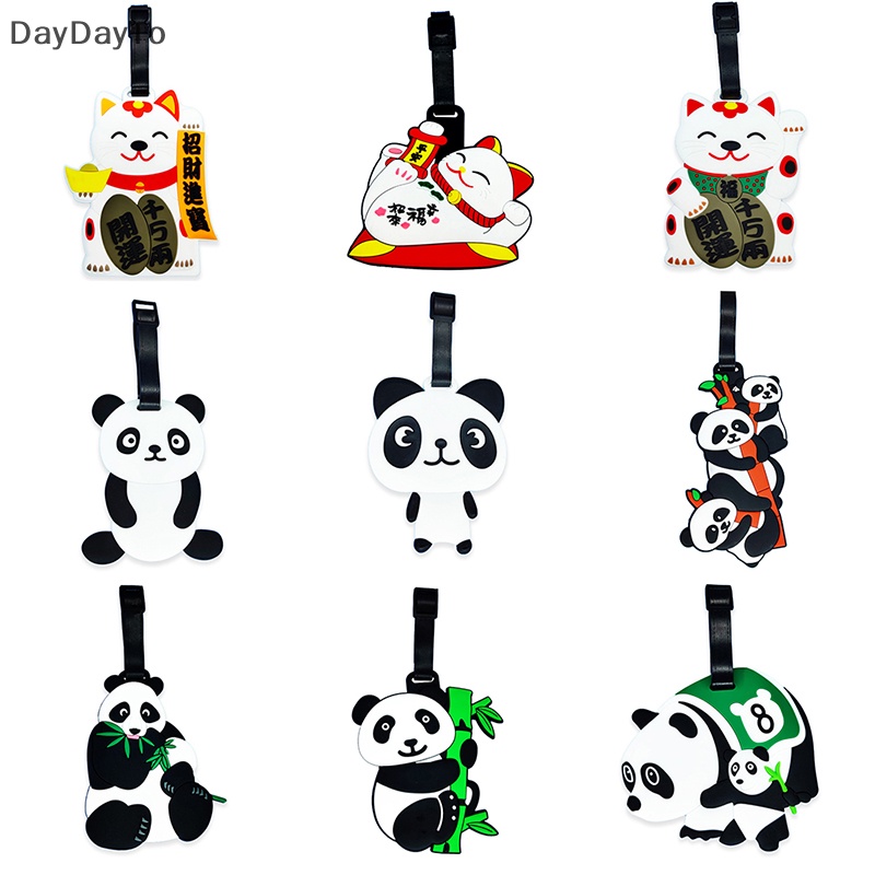 Tag Hành Lý Bằng PVC Nhỏ Gọn Phong Cách Hoạt Hình Thời Trang