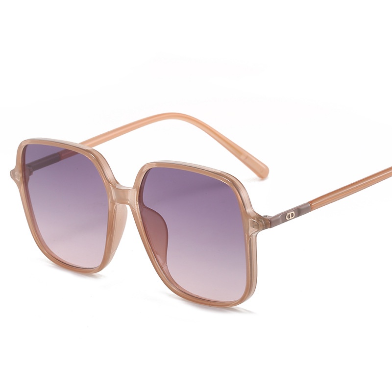 Kính Mát Gọng Vuông Lớn Phong Cách retro Thời Trang