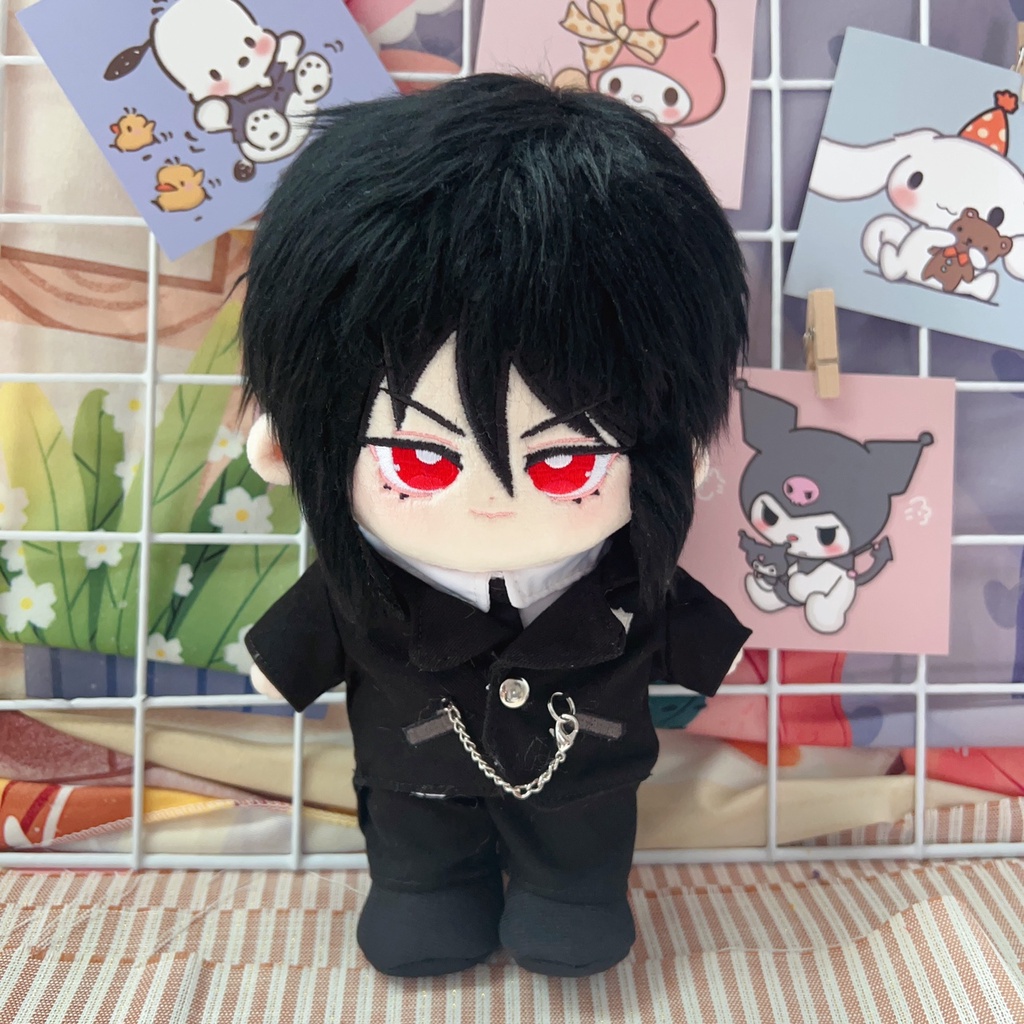 Áo Cotton 20cm Hóa Trang Nhân Vật Sebastian Michaelis Plushie Trong Phim Black Butler