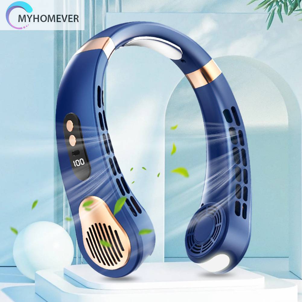 Quạt Làm Mát Mini 2000Mah Hiển Thị Kỹ Thuật Số Dùng Trong Nhà / Ngoài