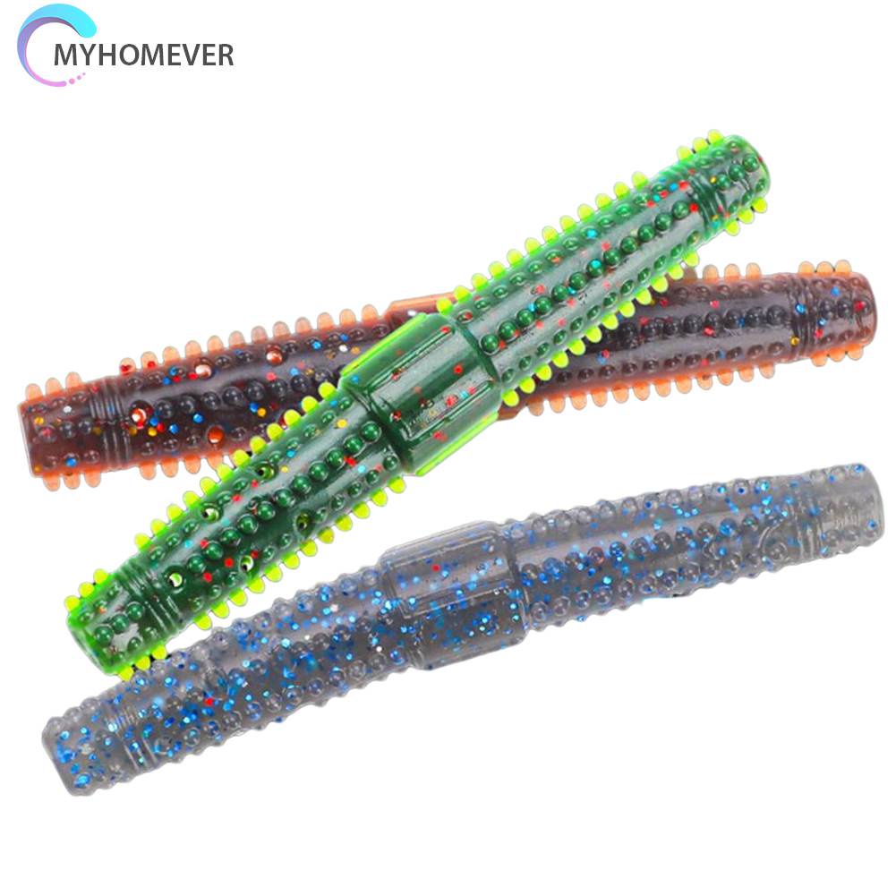 8 Mồi Giun Giả Câu Cá 7cm Trọng Lượng Nhẹ