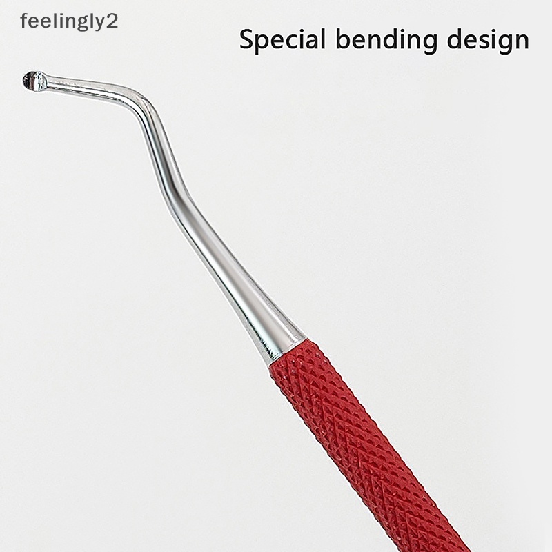 [Hàng Có Sẵn] Dụng Cụ Làm Sạch Móng Hai Đầu Bằng Thép Không Gỉ