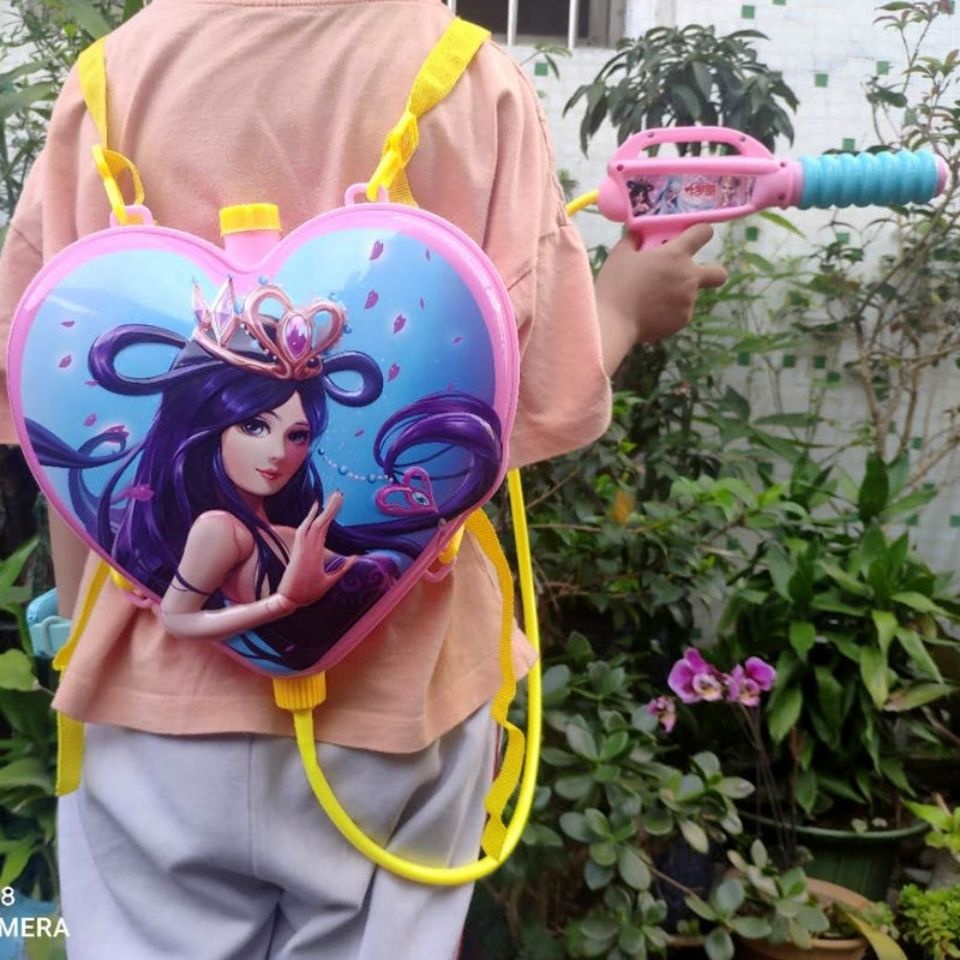 Balo Đi Biển Họa Tiết Hoạt Hình Có Súng Phun Nước Dành Cho Trẻ Em