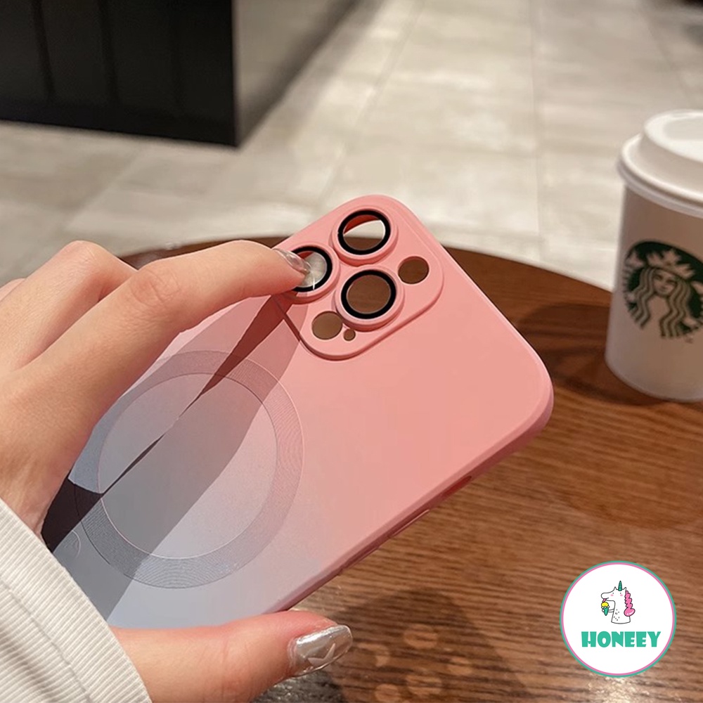 Ốp Điện Thoại Từ TPU Silicon Mềm Mặt Nhám Màu Cầu Vồng Cho iPhone 14 Pro Max iPhone 11 12 13 14 Pro Max