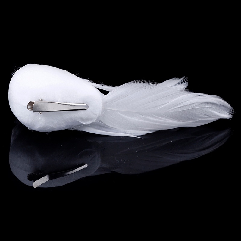 Set 2 Chú Chim Nhân Tạo Gắn Lông Vũ Trang Trí Thời Trang ifashion365