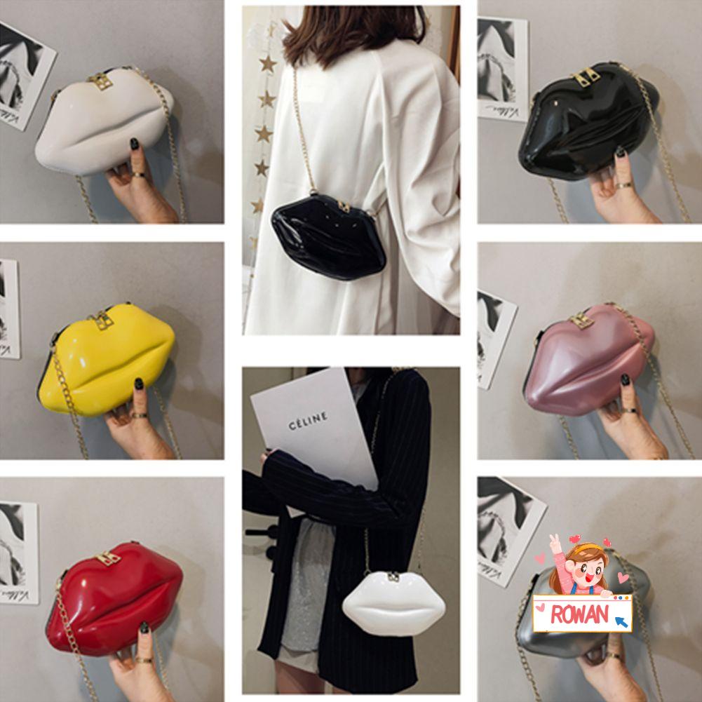 ROWANS Túi Đeo Chéo Đựng Điện Thoại Hình Đôi Môi Thời Trang