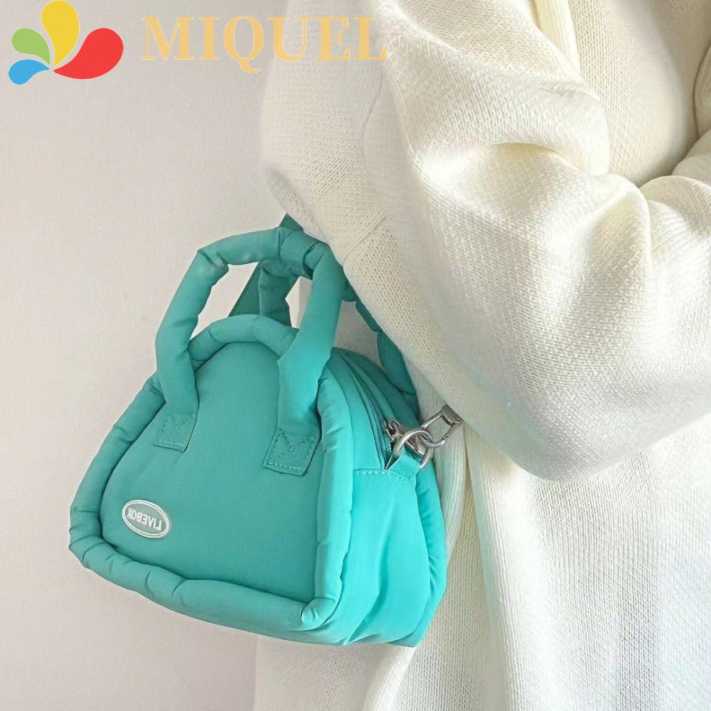 MIQUEL Túi Đeo Chéo Vai Bằng Vải Bạt Nylon Sức Chứa Lớn Y2k Dành Cho Nữ