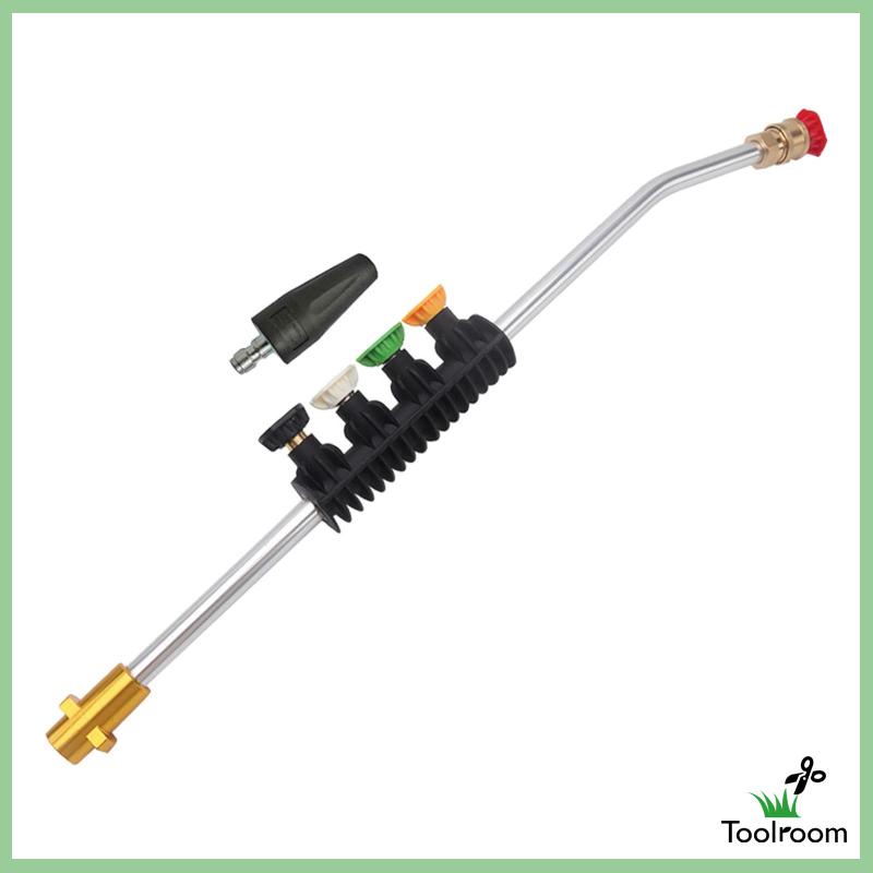 Bộ Vòi Phun Áp Suất Lớn 2600 PSI Kèm 5 Đầu Nối Dài Thay Thế Chuyên Dụng Cho Máy Rửa Xe K Series