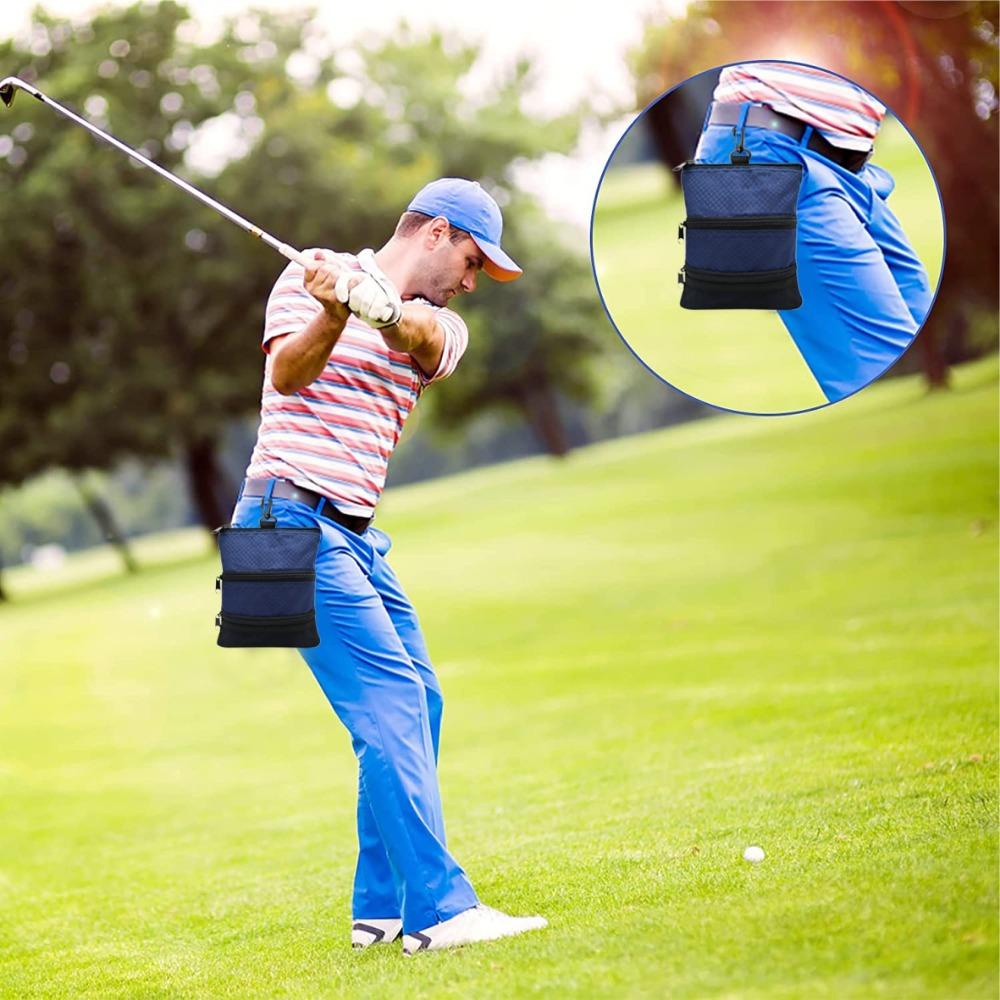 PEARLVN Túi Đựng Gậy Đánh Golf 3 Khúc Chất Lượng Cao Kèm Móc Di Động Cho Hoạt Động Ngoài Trời