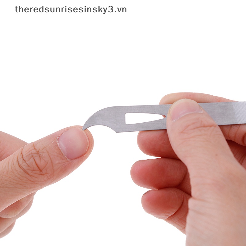 1 Cây Dũa Móng Tay Hai Mặt Bằng Thép Không Gỉ Thời Trang