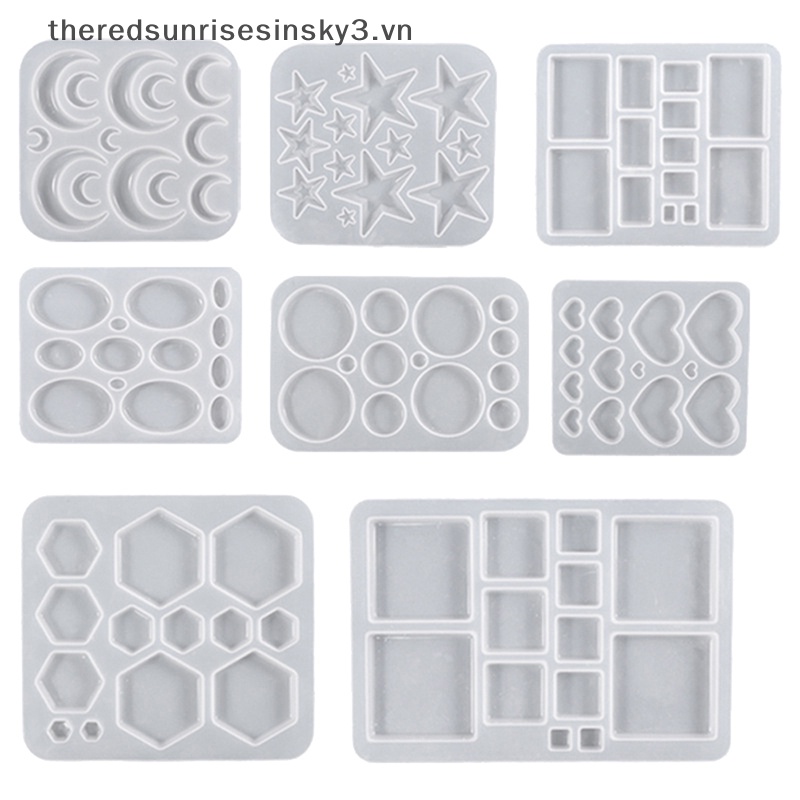 Khuôn Silicon Làm Mặt Dây Chuyền / Bông Tai DIY Thời Trang