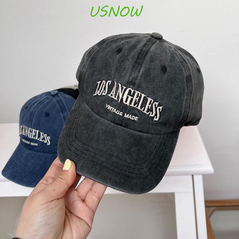 USNOW Mũ Lưỡi Trai Chống Nắng In Chữ Los Angeles Đơn Giản Hợp Thời Trang Cho Nam Và Nữ