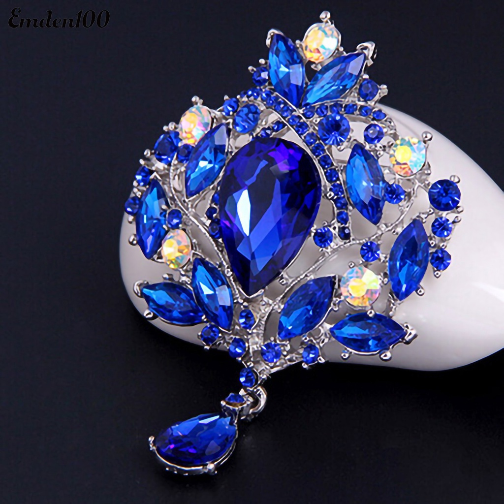 Ghim Cài Áo Hình Giọt Nước Bằng Hợp Kim Chống Gỉ