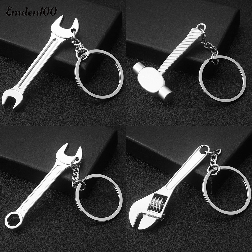 [EMDEN] Móc Khóa Hình Cờ Lê Cầm Tay Bằng Hợp Kim Kẽm Làm Quà Tặng