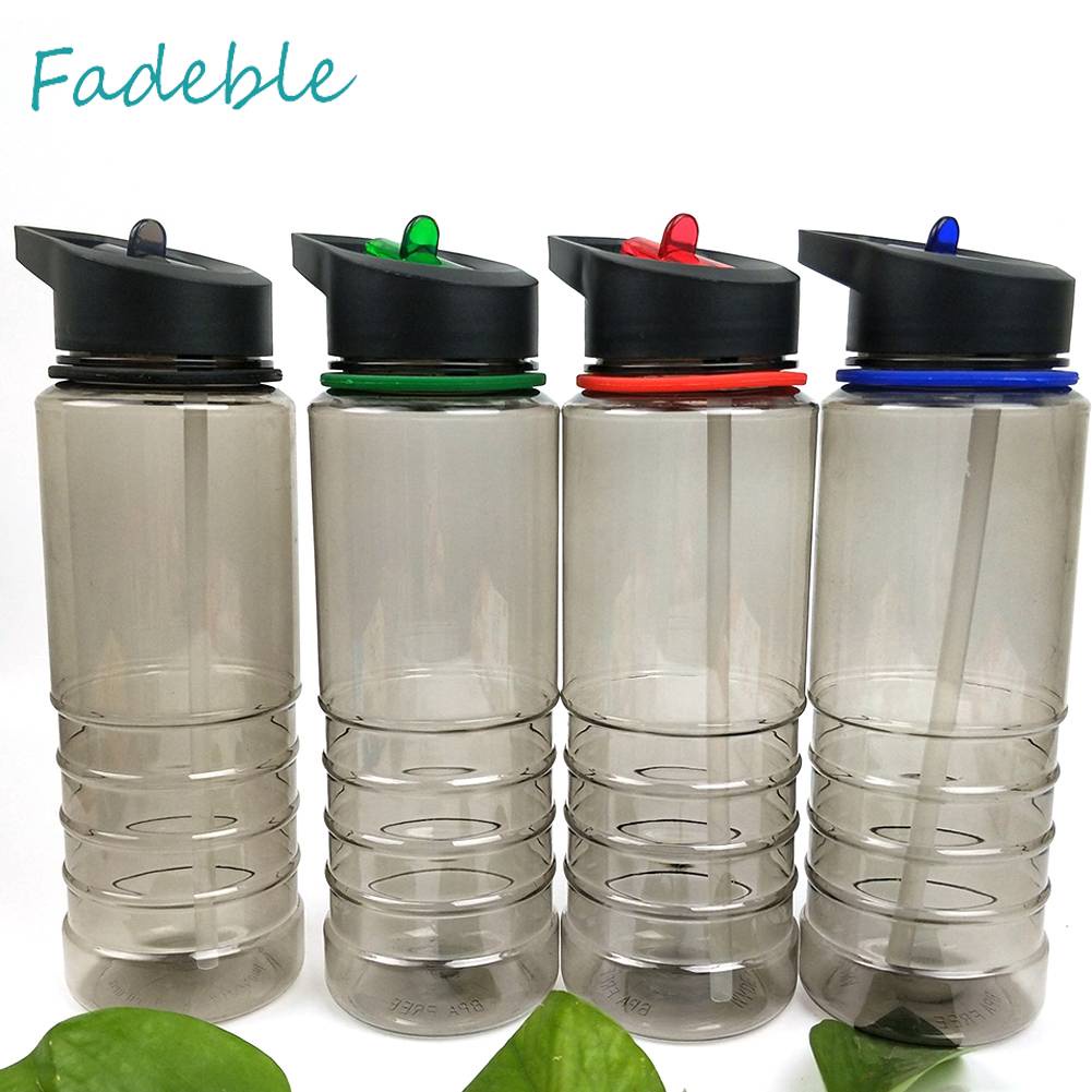 Bình Nước 800ML Kèm Ống Hút Có Thể Tái Sử Dụng