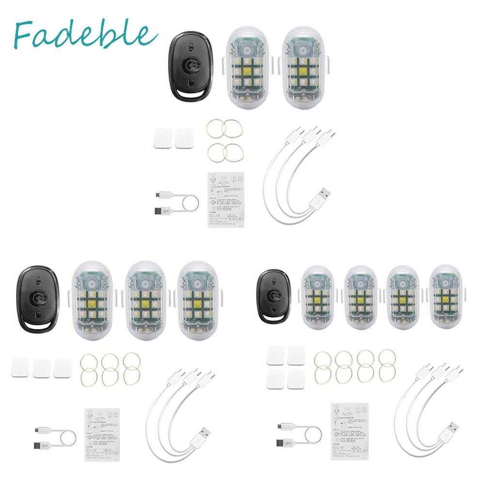 Đèn Cảnh Báo 350mAh Chống Va Chạm Không Thấm Nước Chuyên Dùng Cho Xe Máy / Xe Hơi