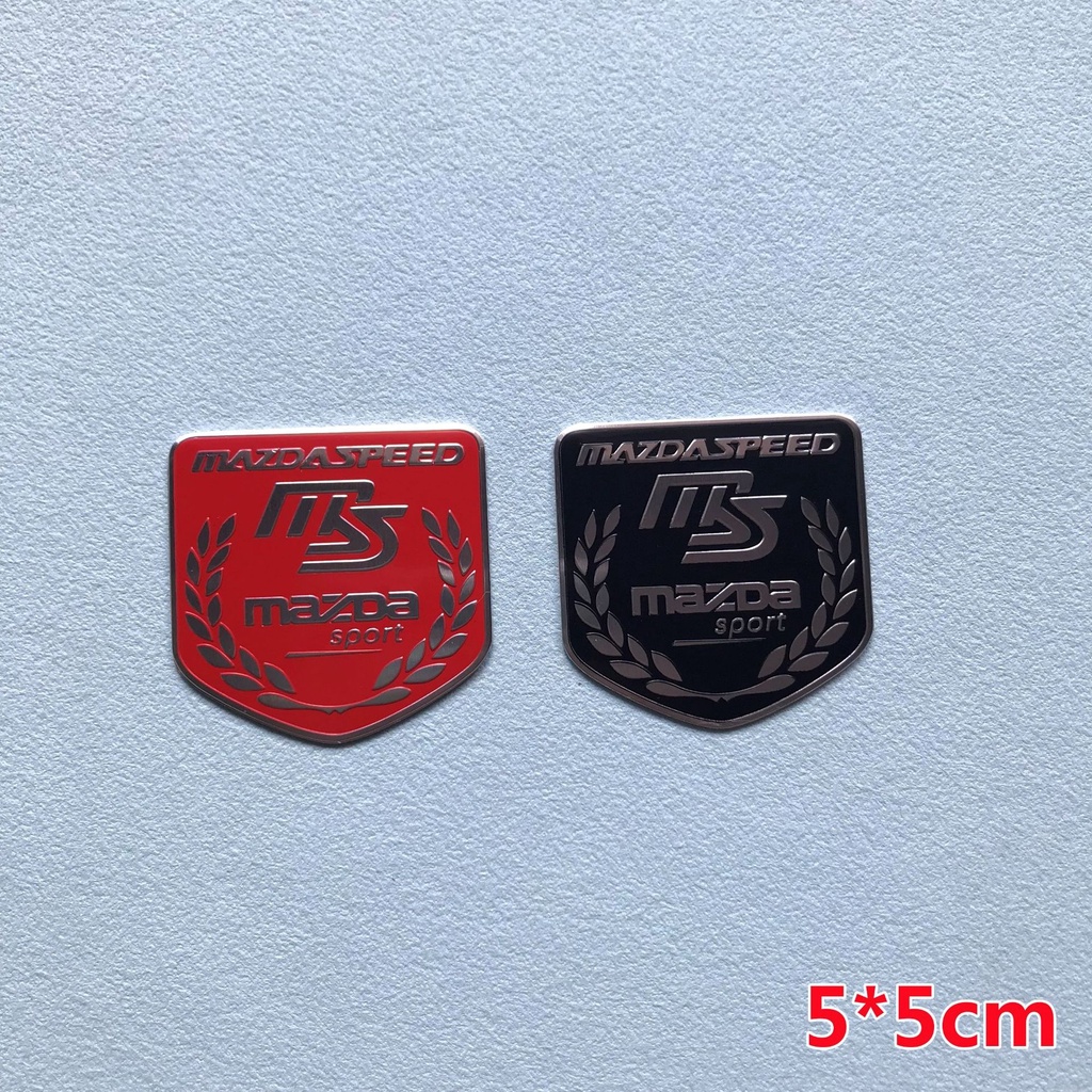 Nhãn Dán Trang Trí Thân Xe Hơi Mazda 3 2 5 CX3 RX8 BT50 323 CX8 CX30 RX7 626 CX7 NX5 CX9 Bằng Kim Loại