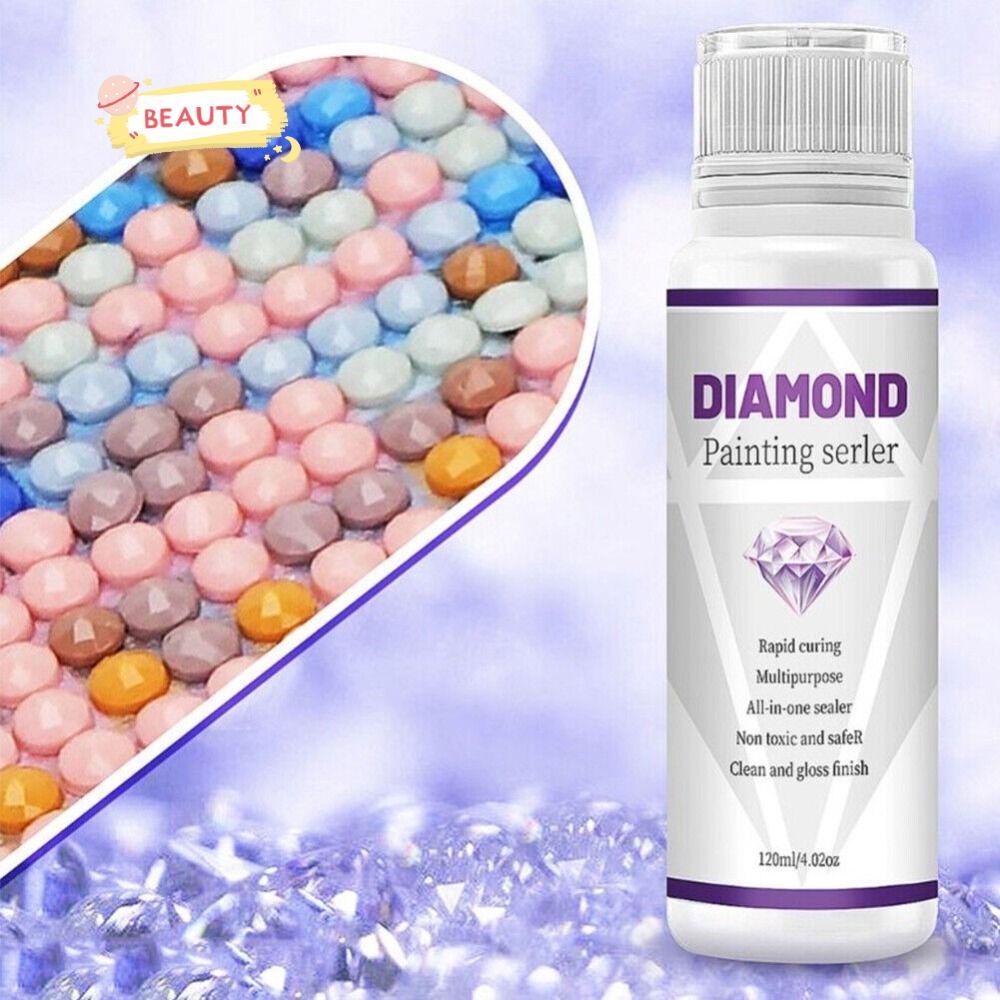 BEAUTY Keo Dán Tranh Đính Đá 120ML Trong Suốt Chống Rơi Chất Lượng Cao DIY