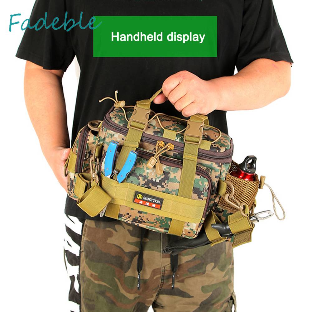 Túi Đeo Chéo Ngực Bằng Nylon Đa Năng Nhiều Ngăn Tiện Dụng Mang Theo Du Lịch