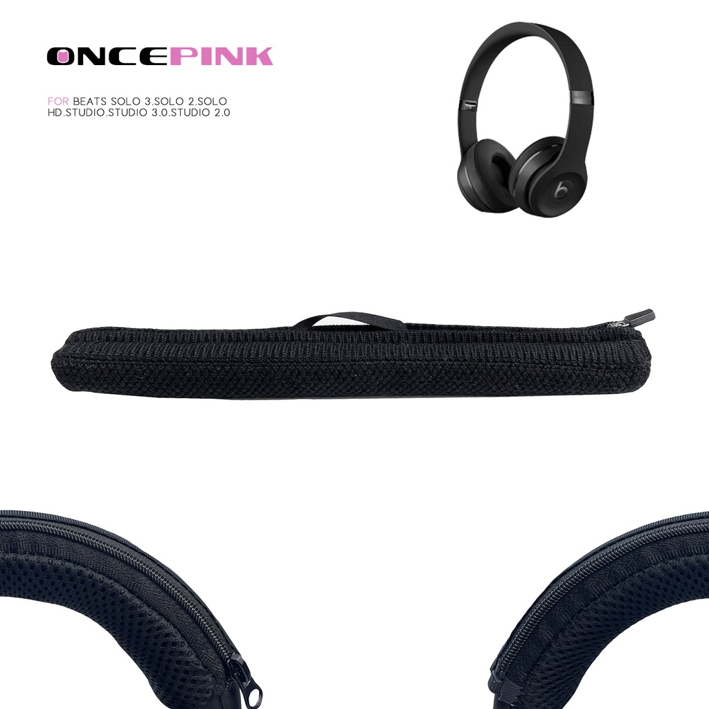 Vỏ Bọc Đệm Tai Nghe Beats Solo 3 Solo 2 Solo Hd Studio 3.0 Studio 2.0 Có Khóa Kéo