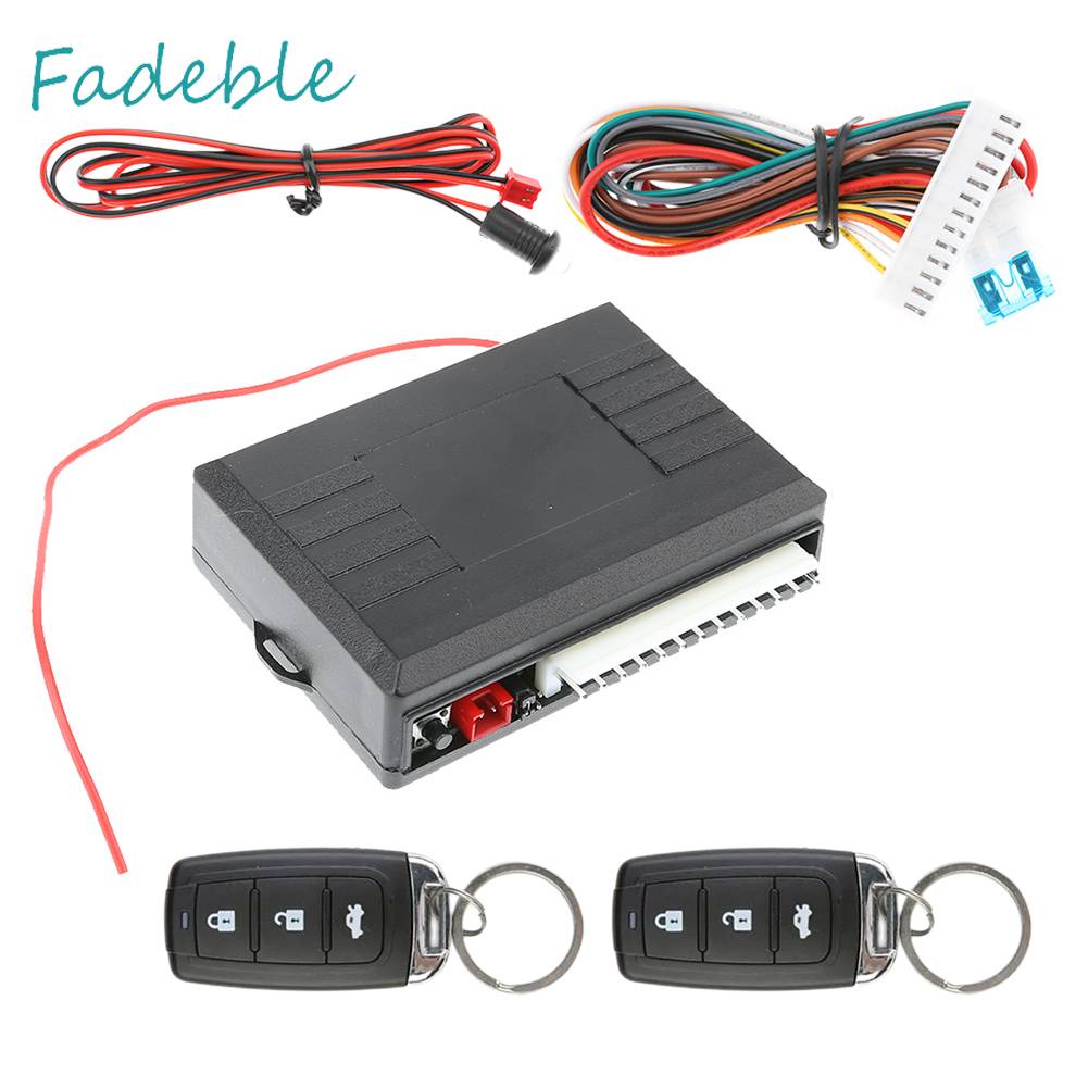 Bộ ĐiềU KhiểN KhóA CửA Xe Tự ĐộNg 12V 315MHz VớI ĐèN LED BáO ĐộC Đá