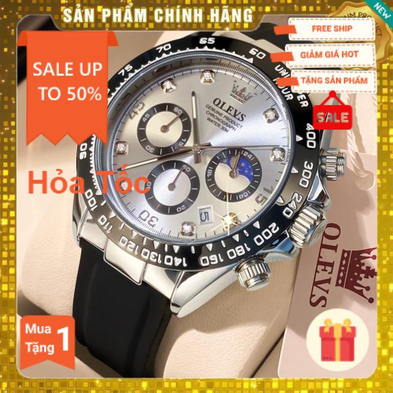 [HÀNG HOT] Đồng hồ nam chính hãng Olevs 2875  phát sáng chống vô nước Rolex